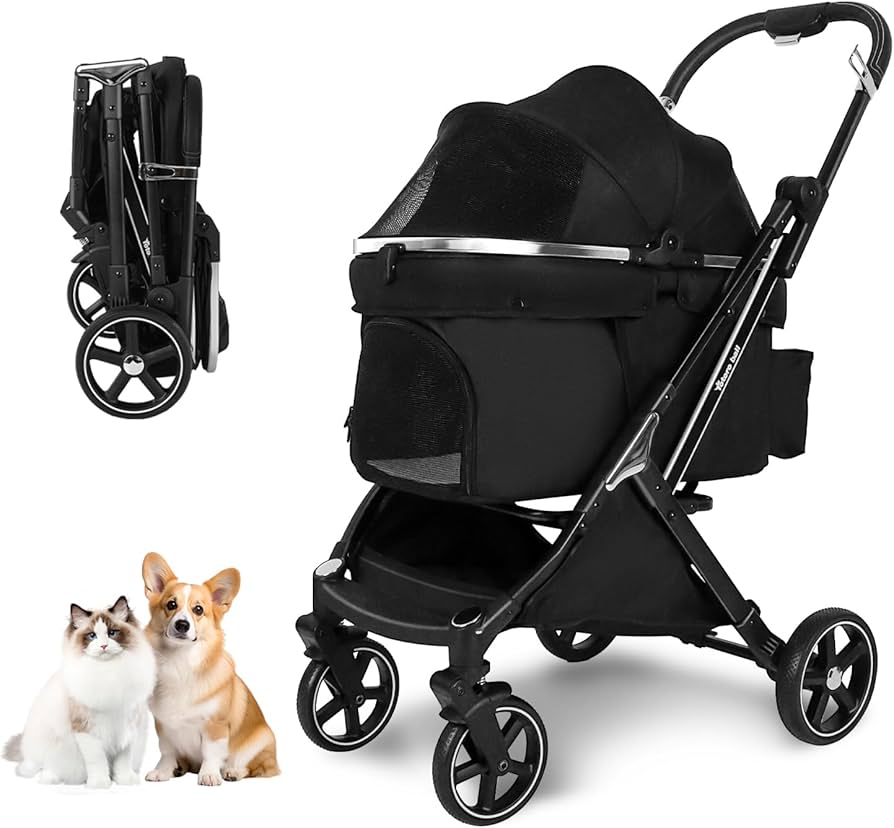 Amazon.co.jp: Totoro ball ペットカート 犬 バギー 4輪 犬用カート