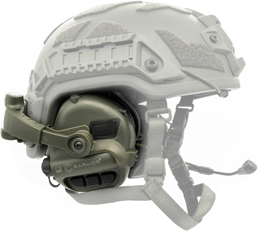 Amazon.co.jp: EARMOR M32X タクティカルヘッドセット ヘルメット用