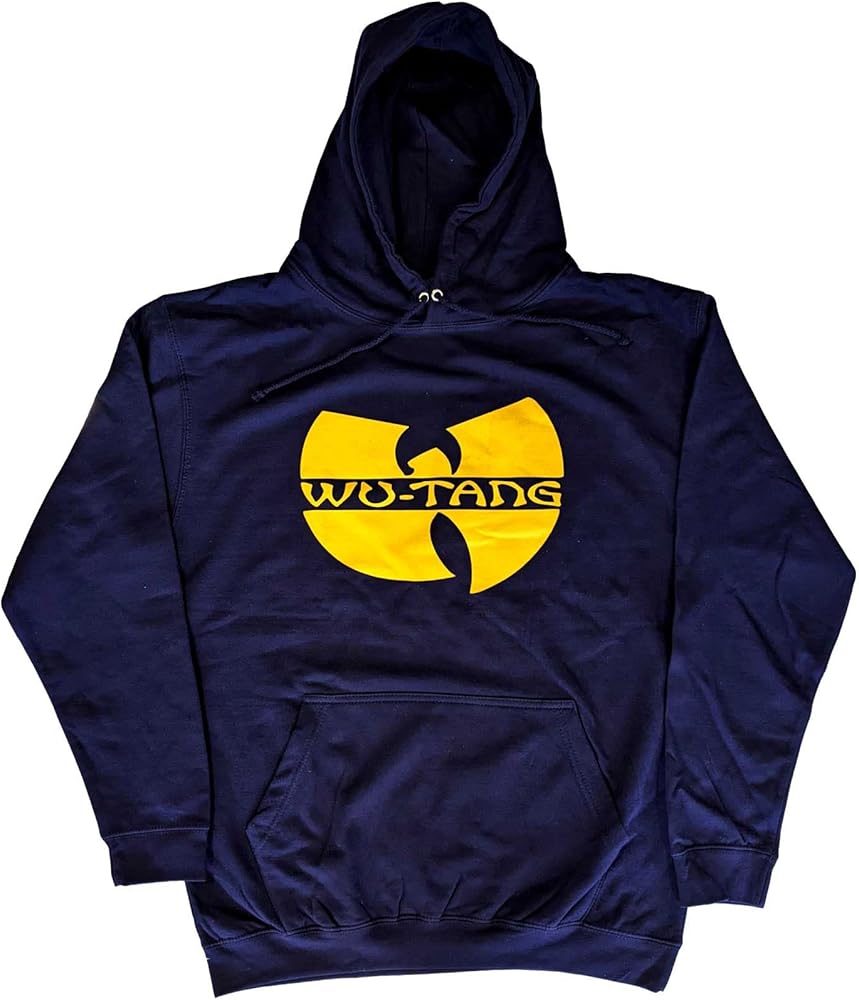 Amazon.com: Wu-Tang Clan Hoodie Band Logo Official Unisex Navy