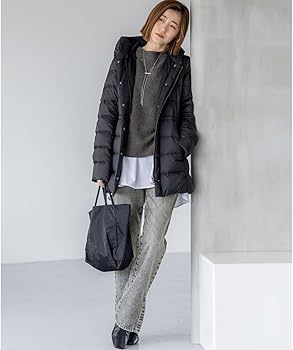 Amazon | [23区] VERY掲載/新色追加 シレータフタ ミドル丈 ダウン