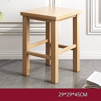 Amazon.co.jp: THLD スツール 北欧 木製 四角スツール おしゃれ 腰掛け