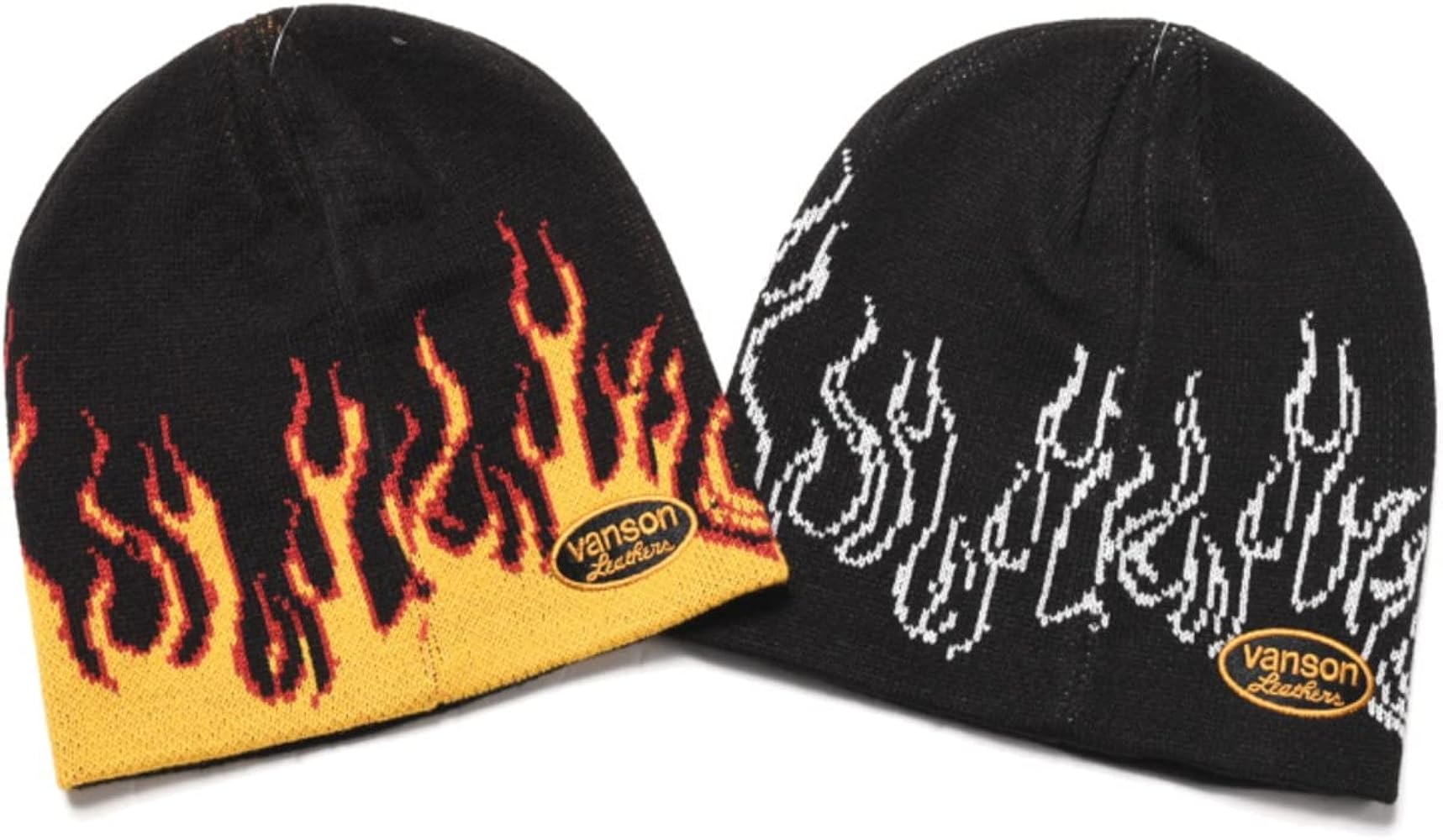 Amazon | [バンソン] ファイヤーパターン オーバルロゴ刺繍 アクリル