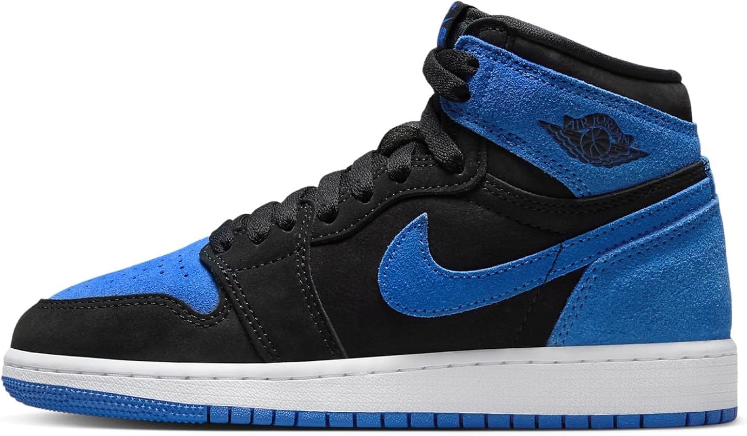 Amazon.com | Air Jordan Kids 1 High OG 'Black/Royal Blue' | Basketball