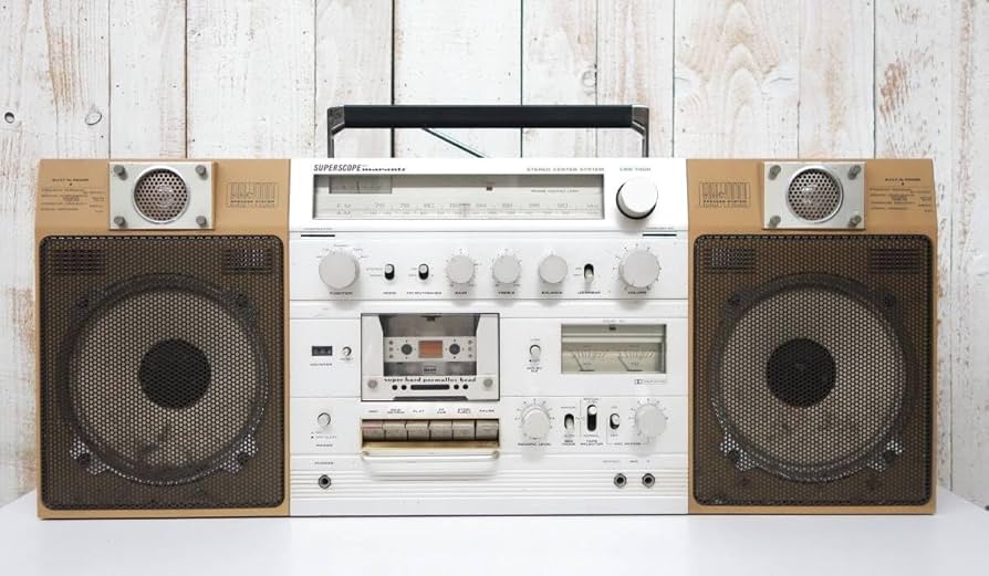 元箱付きMARANTZ マランツ CRS-7000レトロ ラジカセ整備品ラジオ 元箱