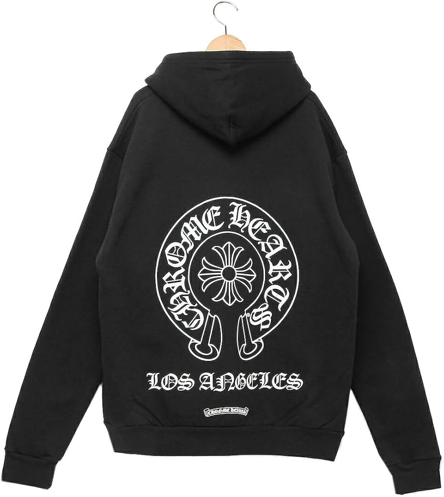 Amazon.co.jp: [クロムハーツ] パーカー ジップ ブラック メンズ