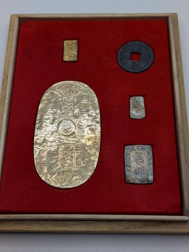 Amazon.co.jp: 佐渡小判 佐字一分判金 天保一分銀 嘉永一朱銀 正徳佐渡