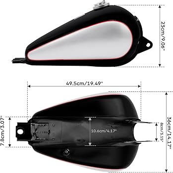 Amazon.com: XMT-MOTO Fuel Gas Tank 3.4 gallons Fit for Honda
