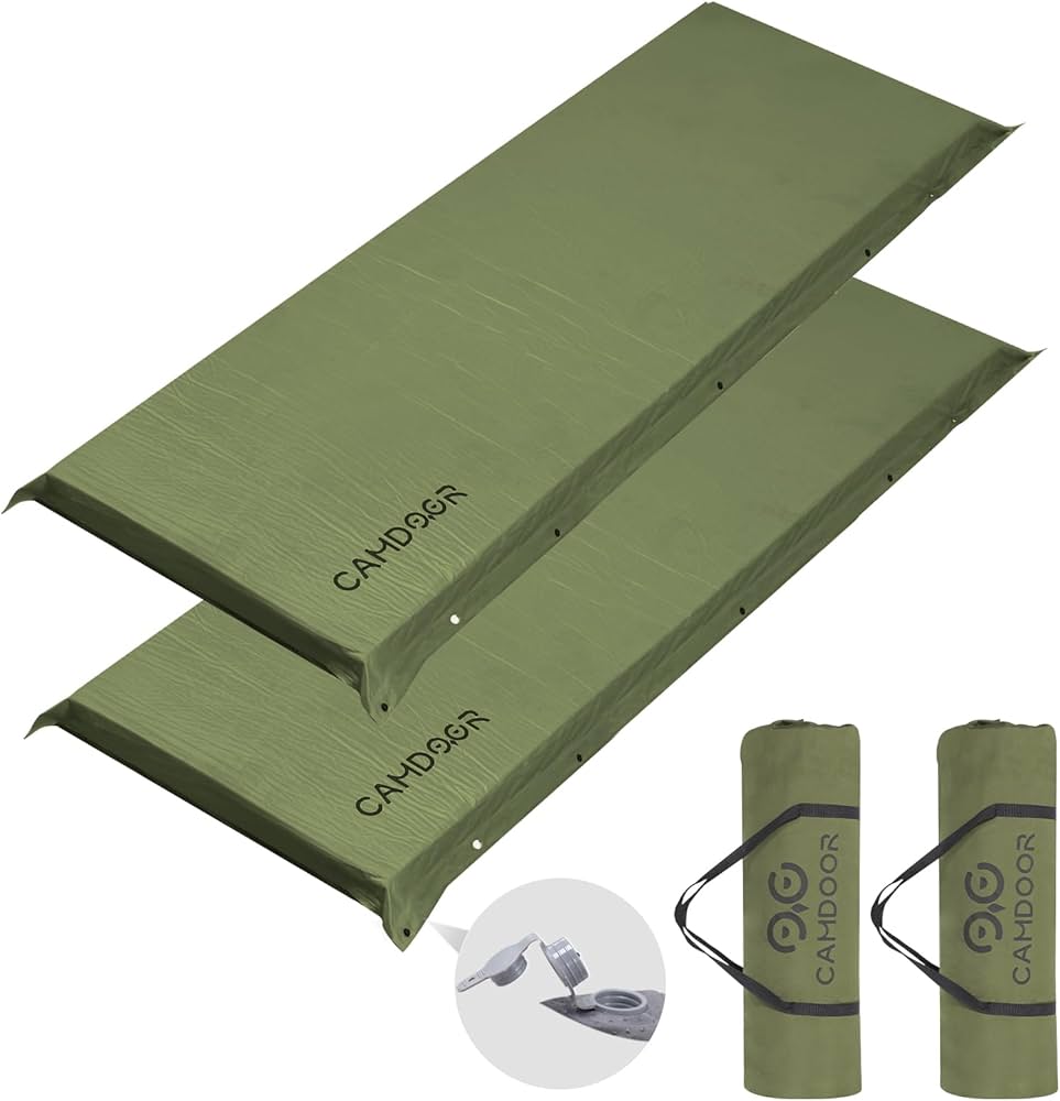Amazon | CAMDOOR キャンプ マット エアーマット 厚手 8cm【30秒自動