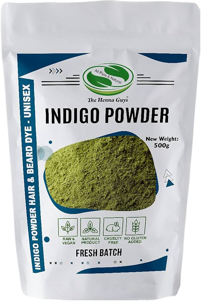 Amazon.com : 500 Grams INDIGO POWDER For Hair Dye/Color - The