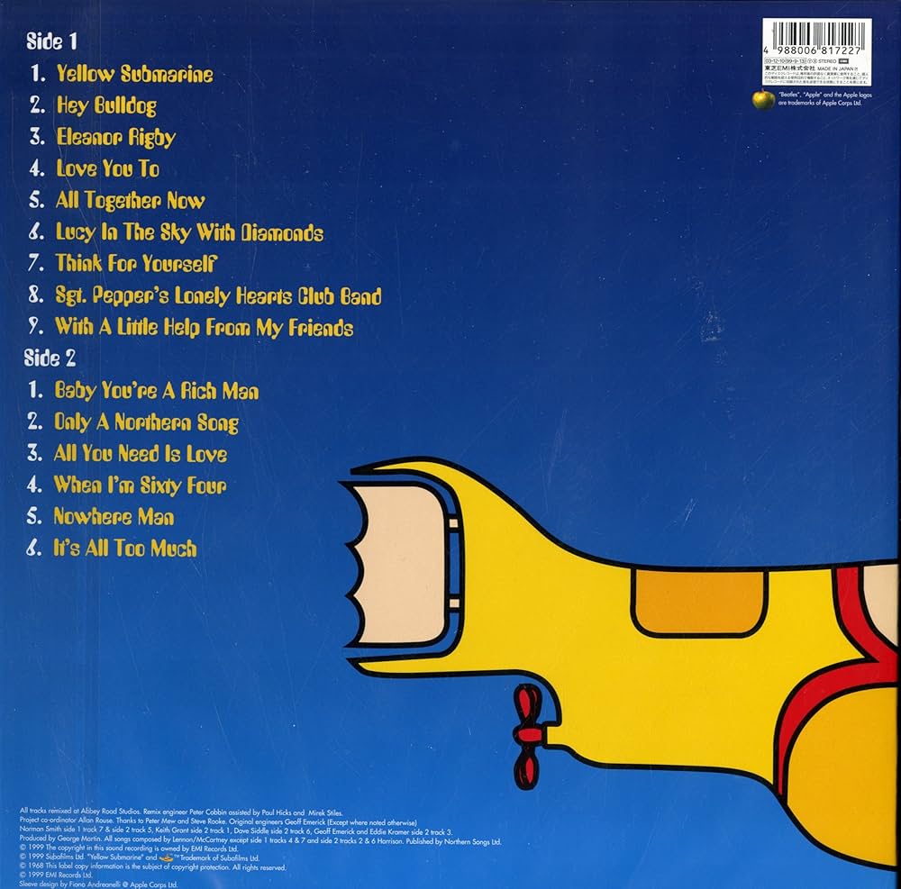 Amazon.co.jp: イエロー・サブマリン~ソングトラック~ [Analog