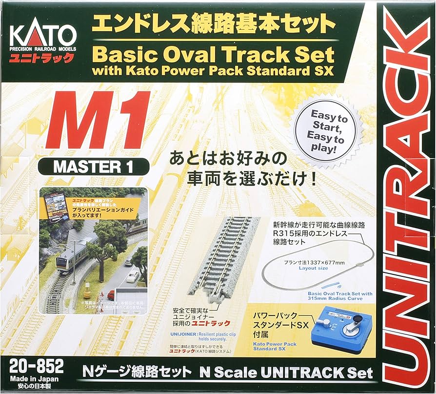 Amazon.com: KATO 20-852 N-Gauge Endless Railway Basic Set Master 1