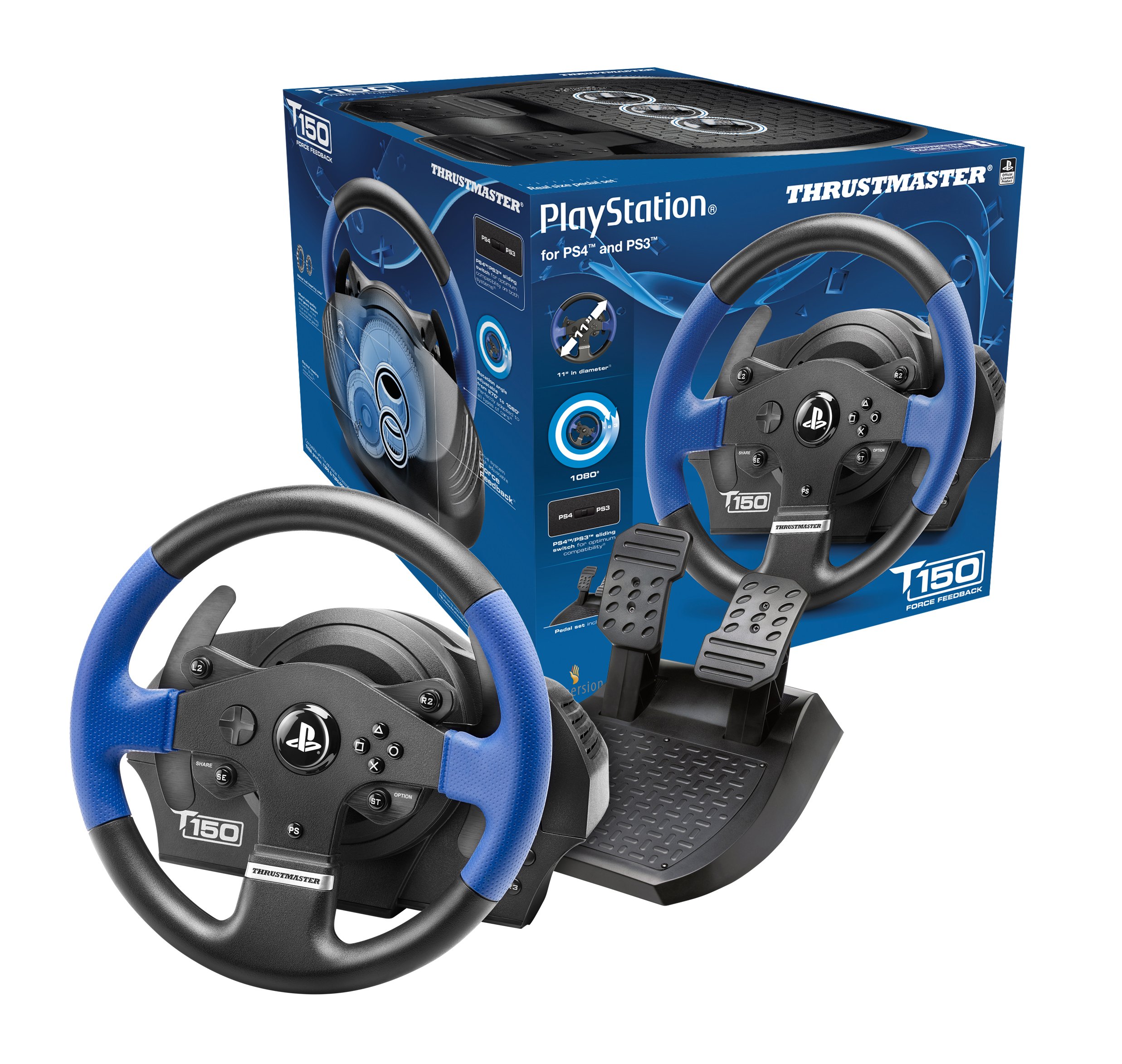 Amazon | T150 Force Feedback Racing Wheel for PlayStation (R) 4