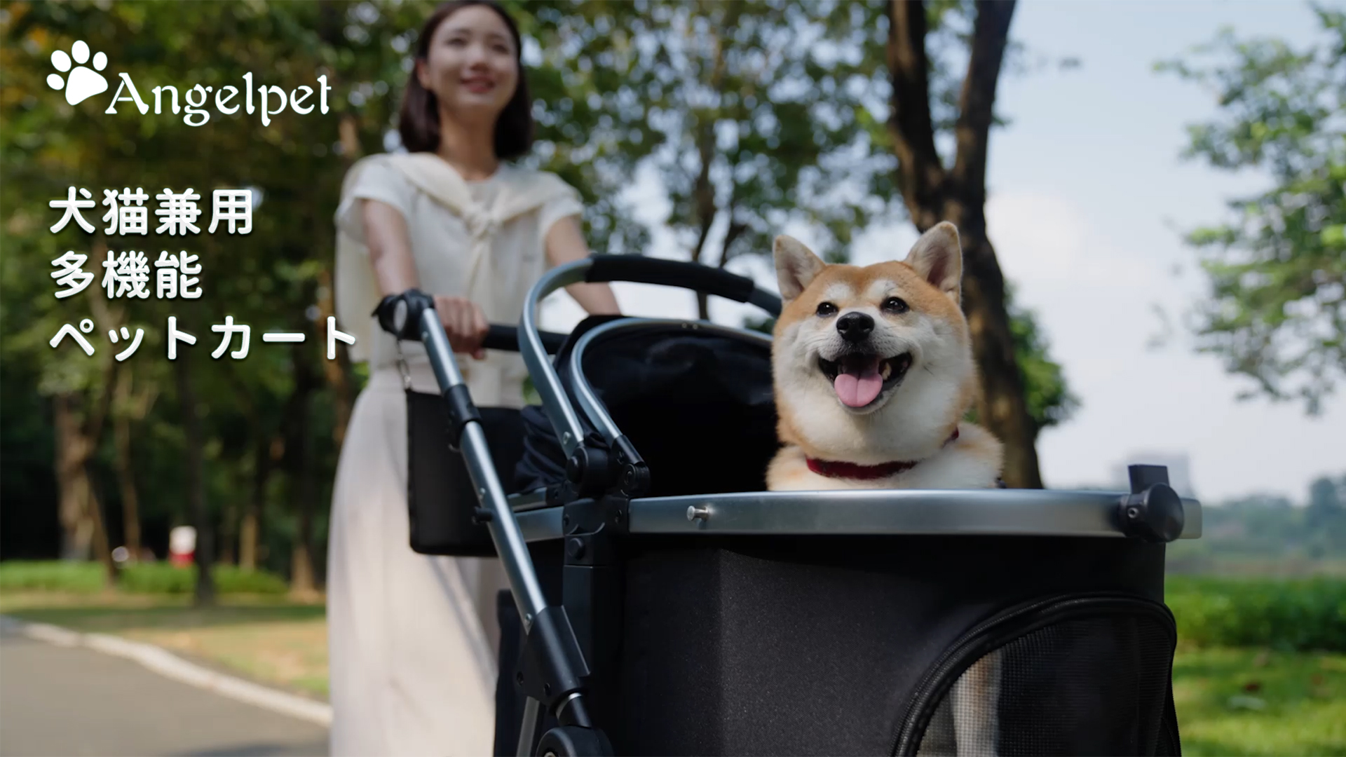 Amazon | Angelpet ペットカート 分離型 犬用 バギー いぬ用 4輪 前輪