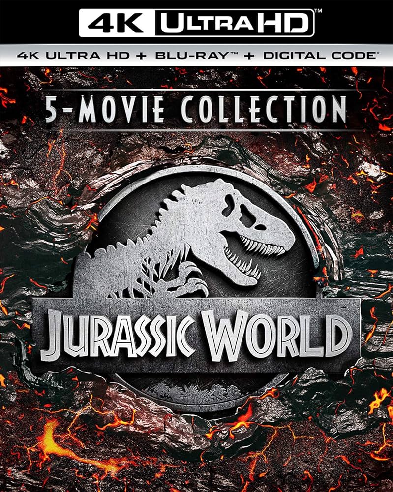 Amazon.com: Jurassic World 5-Movie Collection (4K Ultra HD + Blu