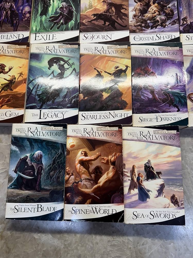 Legend of Drizzt The Forgotten Realms Series Set 1-13 By R.A.