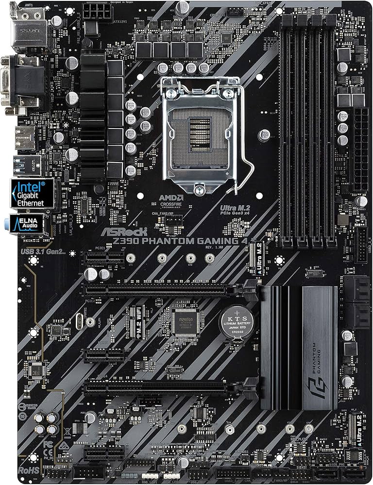 Amazon.com: ASRock Motherboard (Z390 Phantom Gaming 4) : Electronics