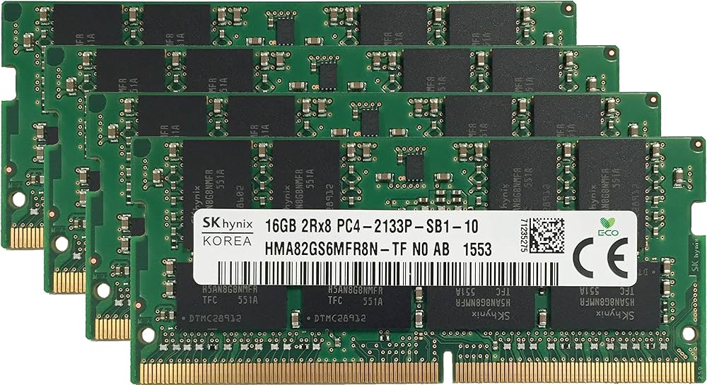 Amazon | Hynix original 64 GB ( 4 x 16gb )ノートPCメモリ