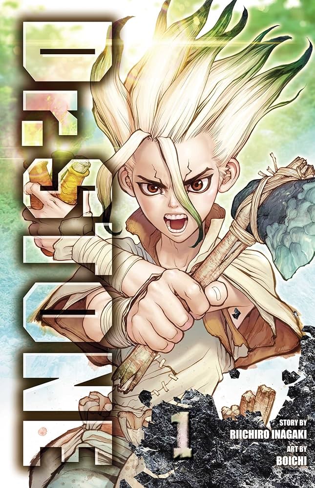 Amazon | Dr. STONE, Vol. 1: Stone World | Inagaki, Riichiro