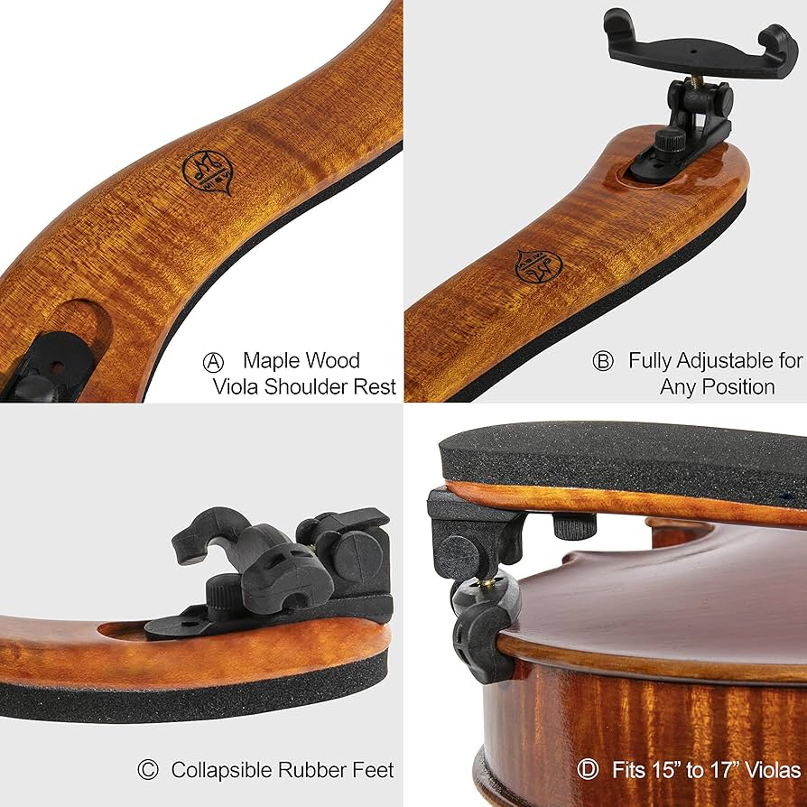 Amazon.com: Classic Viola Shoulder Rest for 15”-17” Viola (Full