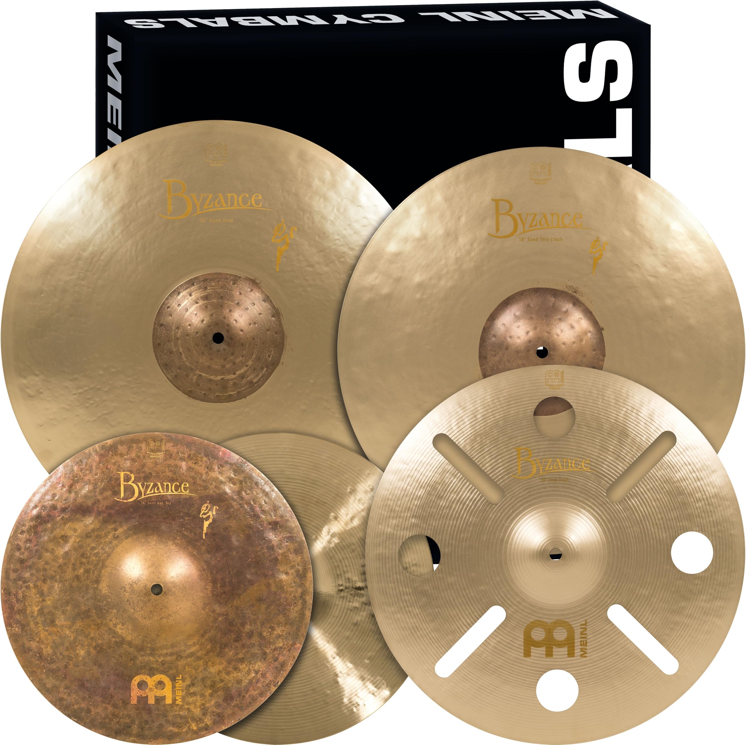 Meinl Cymbals BV-480+B16TRC Byzance Vintage Series Benny Greb Sand