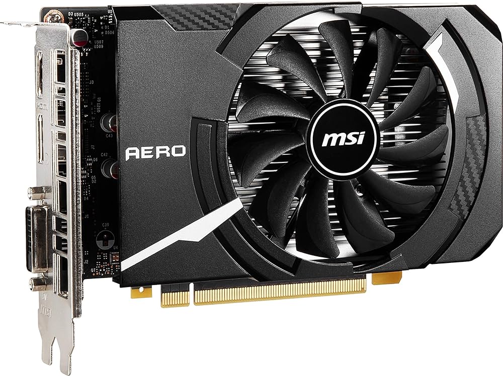 Amazon | MSI GeForce GTX 1650 D6 AERO ITX J OC グラフィックス