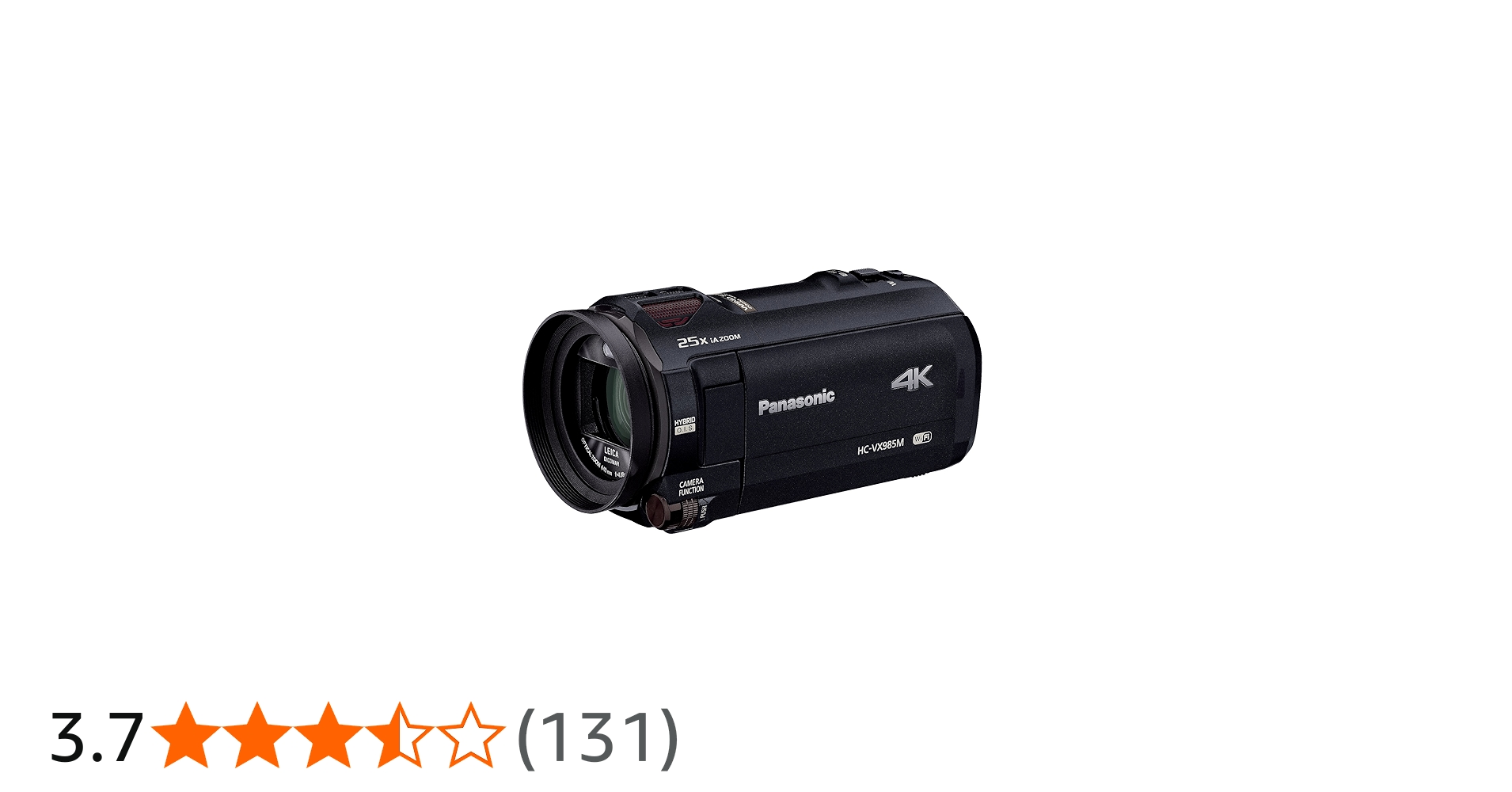 Amazon.co.jp: パナソニック 4K ビデオカメラ VX985M 64GB あとから