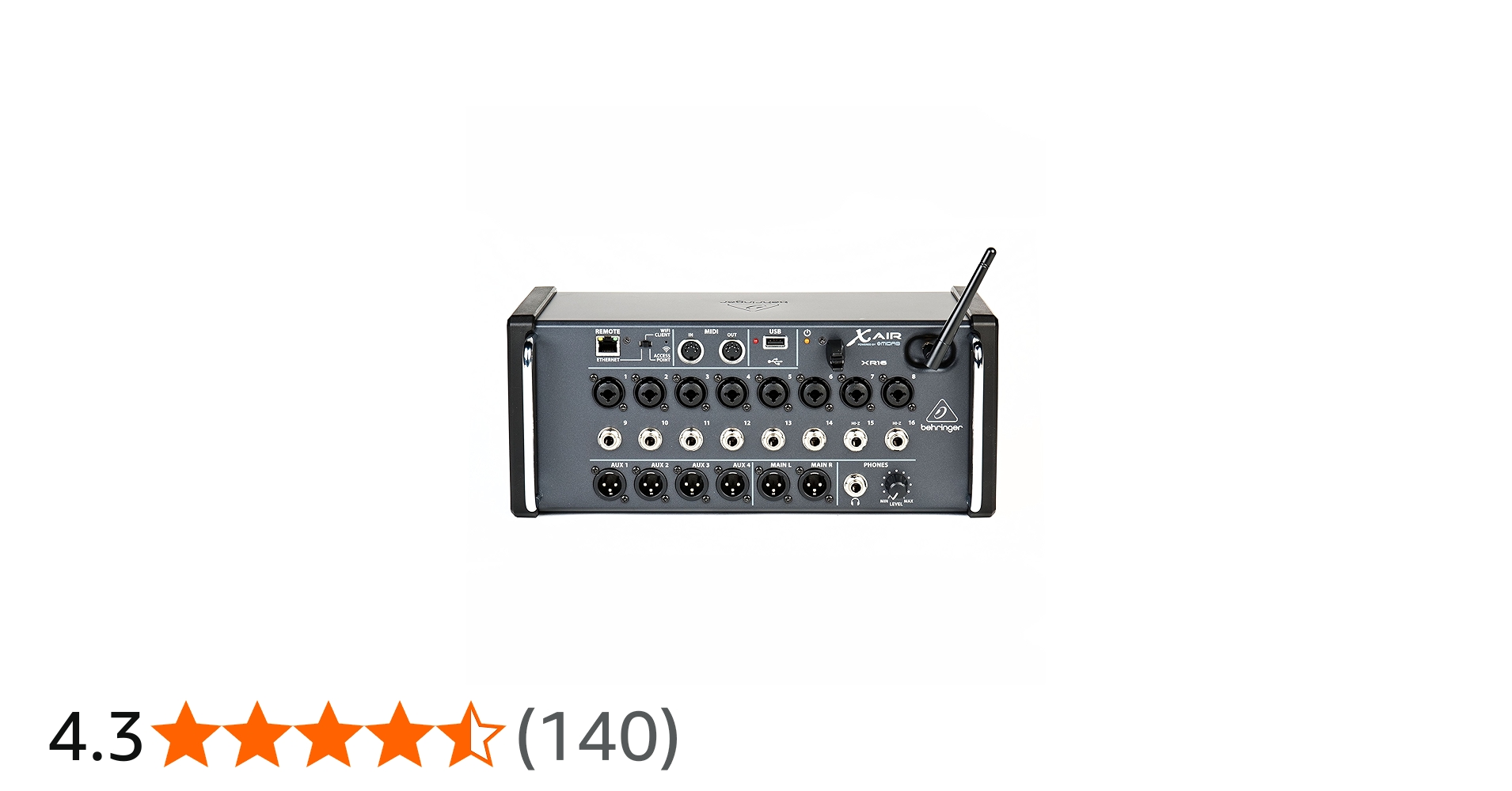 Amazon | ベリンガー XR16 iPad/Androidタブレット用 16入力 デジタル