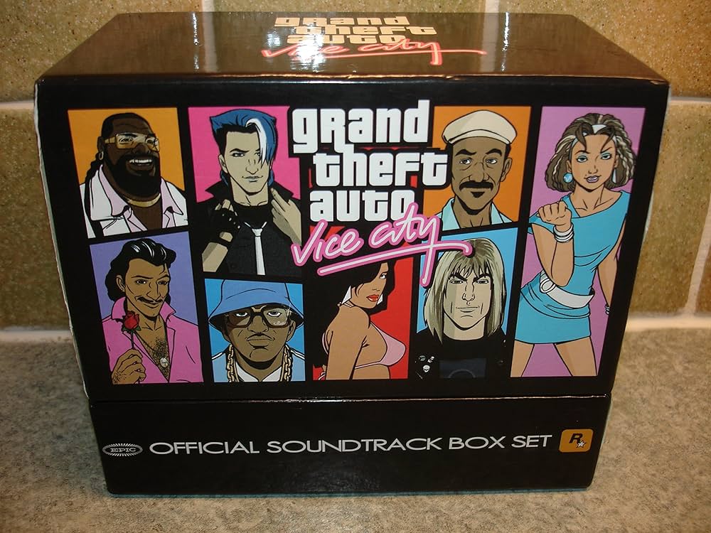 Amazon.co.jp: Grand Theft Auto: Vice City, Official Soundtrack Box