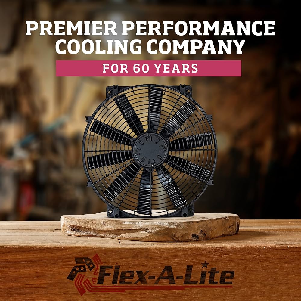 Amazon.co.jp: Flex-A-Lite コンパクト調整可能電動ファン