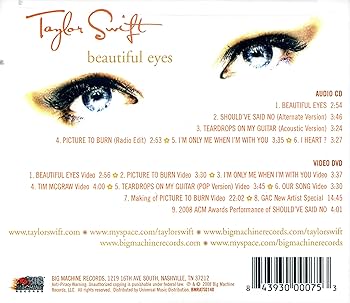 Beautiful Eyes: Taylor Swift: Amazon.ca: Music