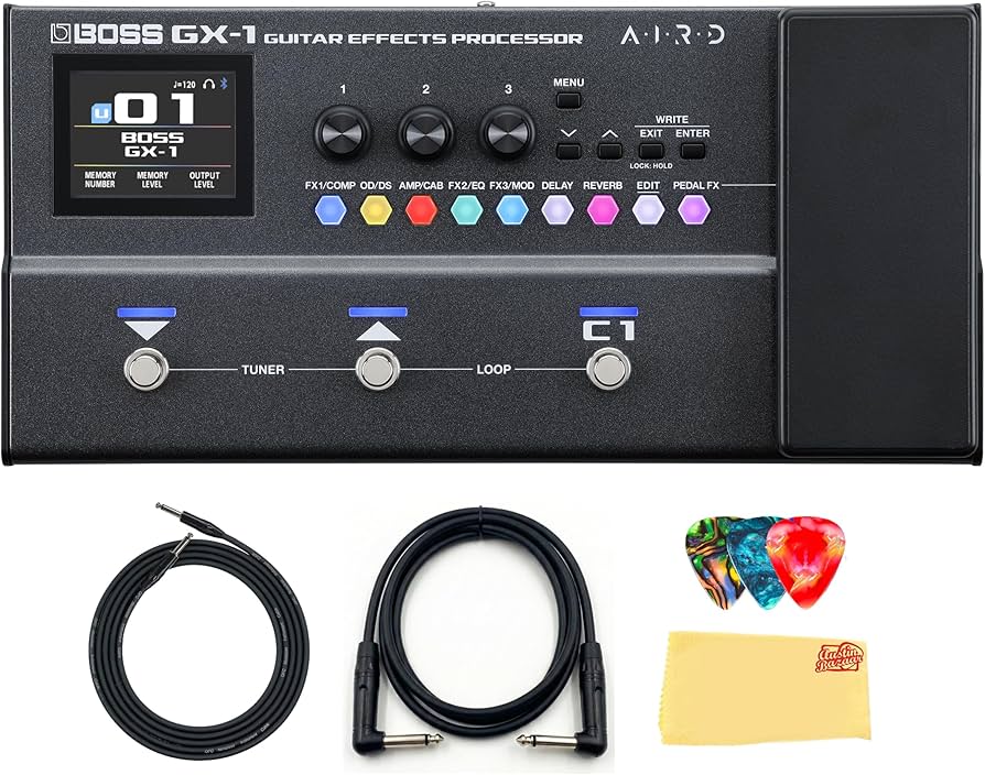 Amazon.com: Boss GX-1 Guitar Effects Processor Bundle with Gearlux