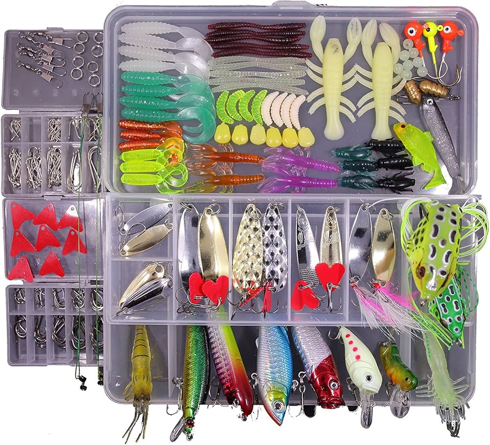 スプーンルアーセット 多色 収納ケース付き 66個 釣り具 ルアー