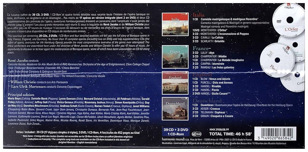 Amazon.co.jp: バロック・オペラ・ボックス (Opera Baroque) [39CD+