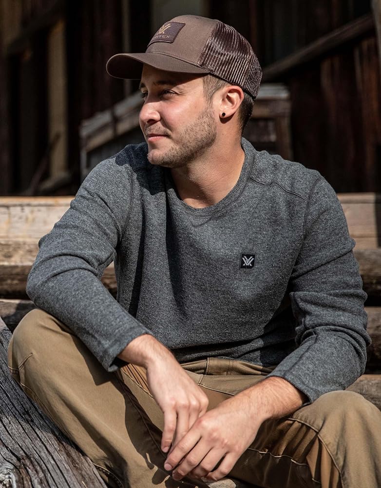 Amazon.com: Vortex Optics Front Country Thermal Shirts (Charcoal