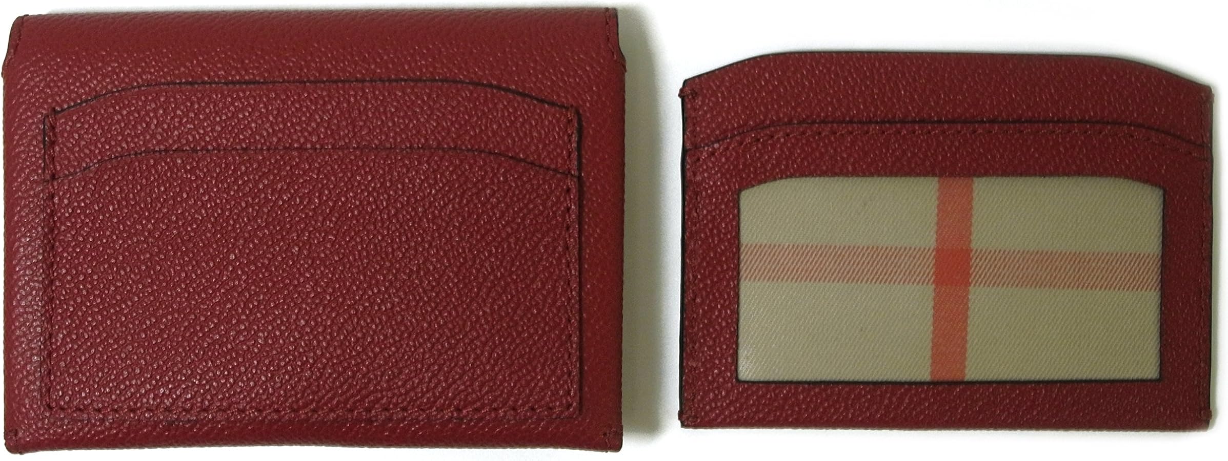 Amazon | [BURBERRY] [バーバリー] カードケース 名刺入れ (レッド