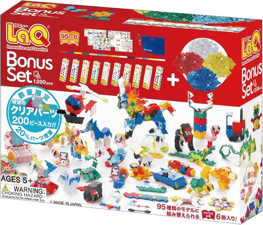 Amazon.co.jp: ラキュー (LaQ) ボーナスセット(BonusSet) 2015 : おもちゃ