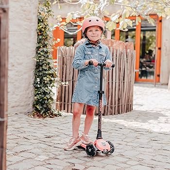 Amazon.co.jp: スクート&ライド ハイウェイキック3LED ピーチ キッズ