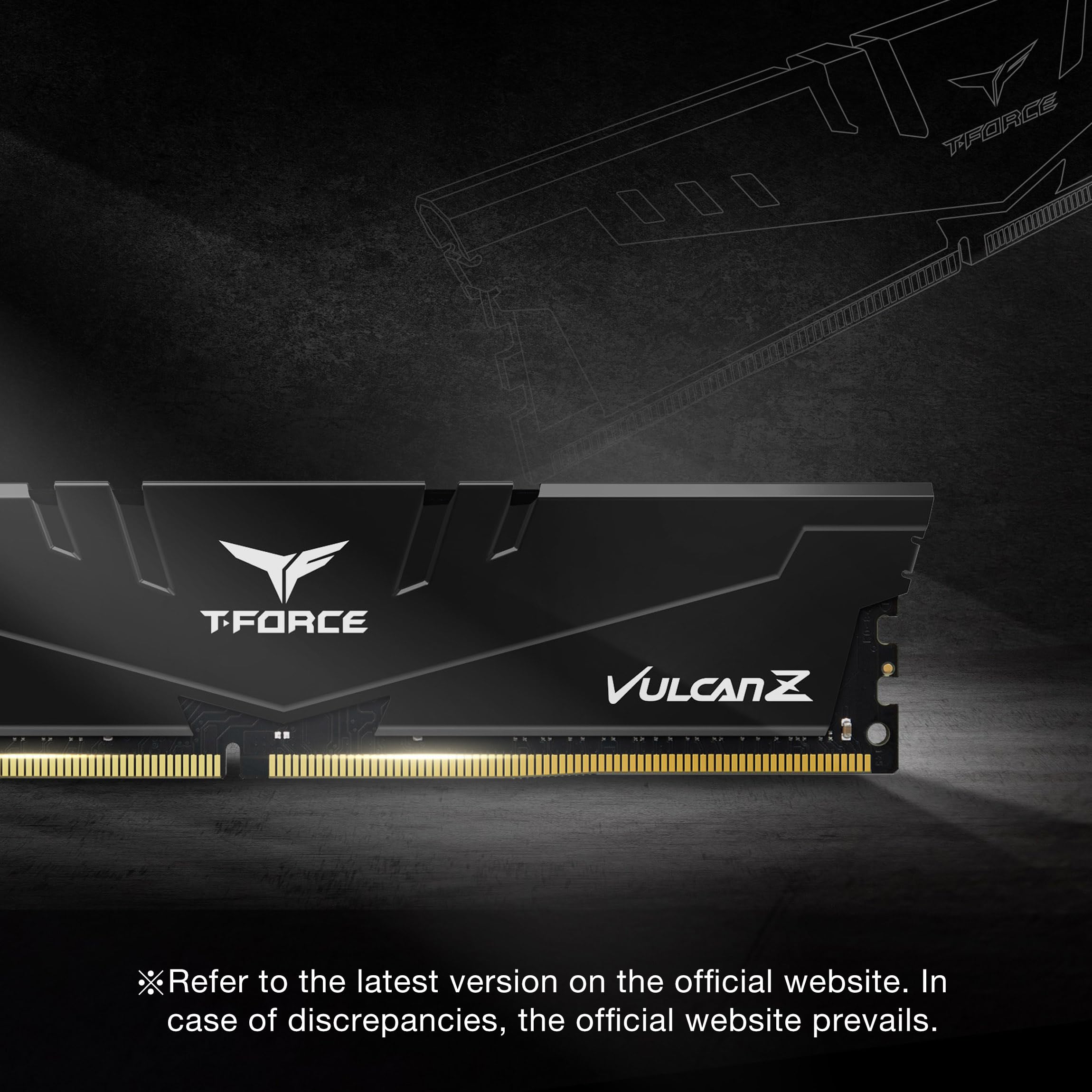 TEAMGROUP T-Force Vulcan Z DDR4 16GB Kit (2x8GB) 3200MHz (PC4