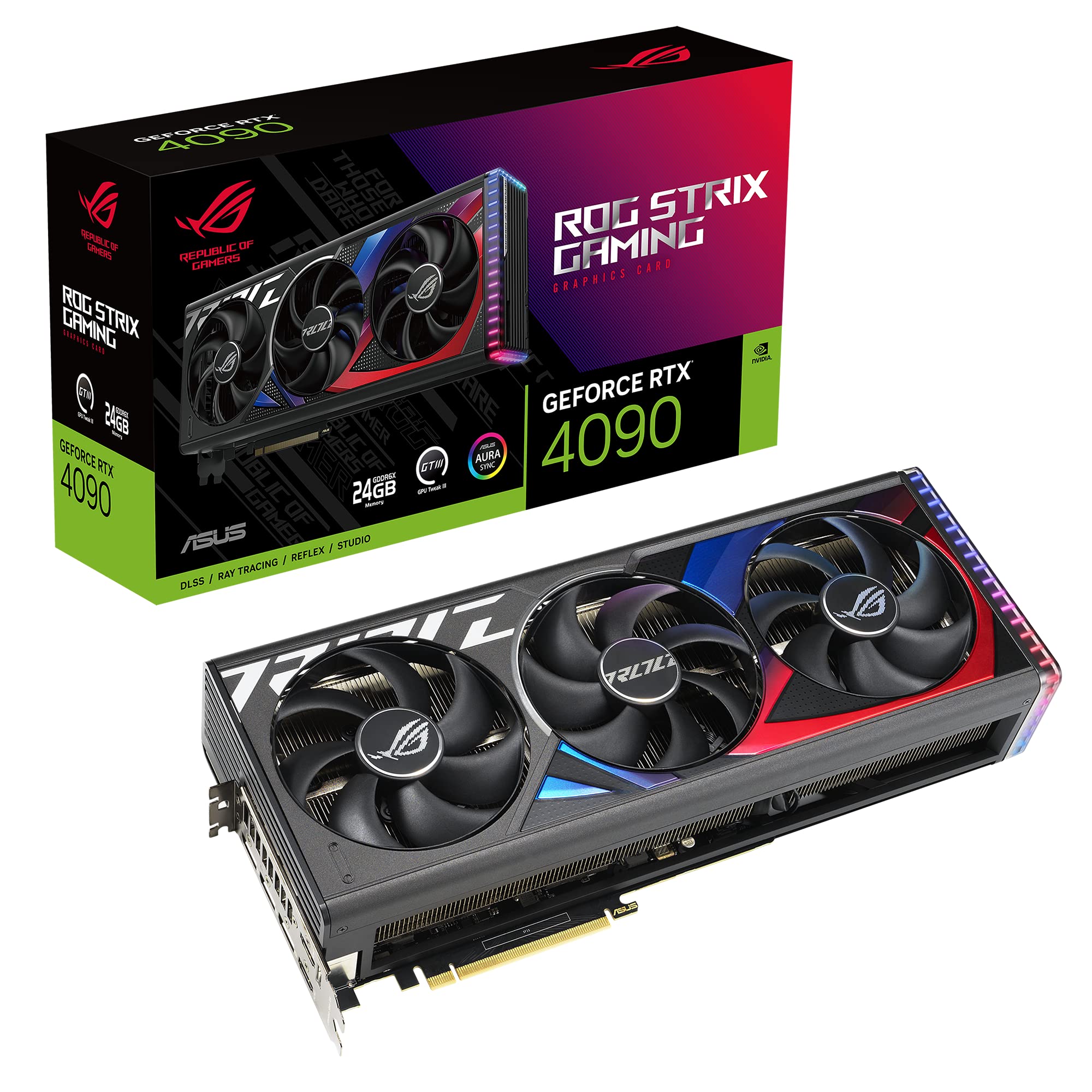 ASUS ROG Strix GeForce RTX® 4090 Gaming Graphics Card (PCIe 4.0