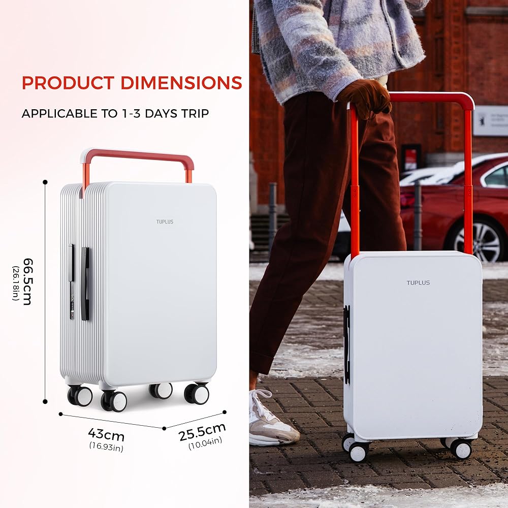 Amazon.co.jp: [TUPLUS] スーツケース 機内持ち込み 静音 TSAロック 8