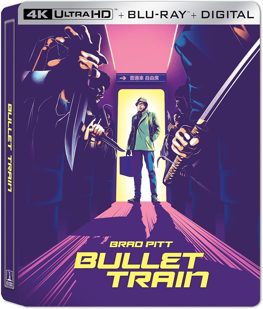Amazon.com: Bullet Train - 4K + Blu-ray + Digital : Brad Pitt
