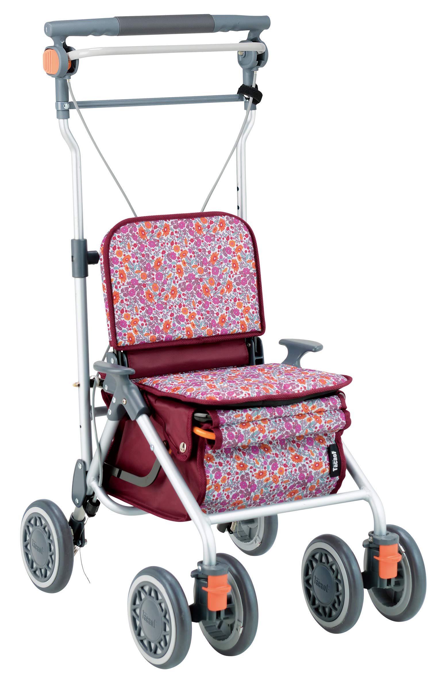 Amazon | 幸和製作所 カゴノアM シルバーカー ミドルタイプ レッド