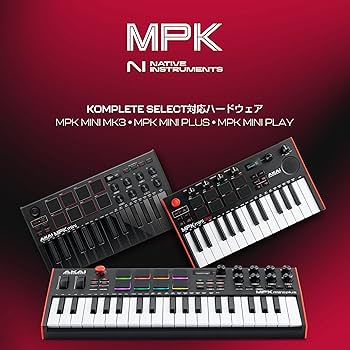 Amazon | Akai Professional USB MIDIキーボードコントローラー 25鍵 8