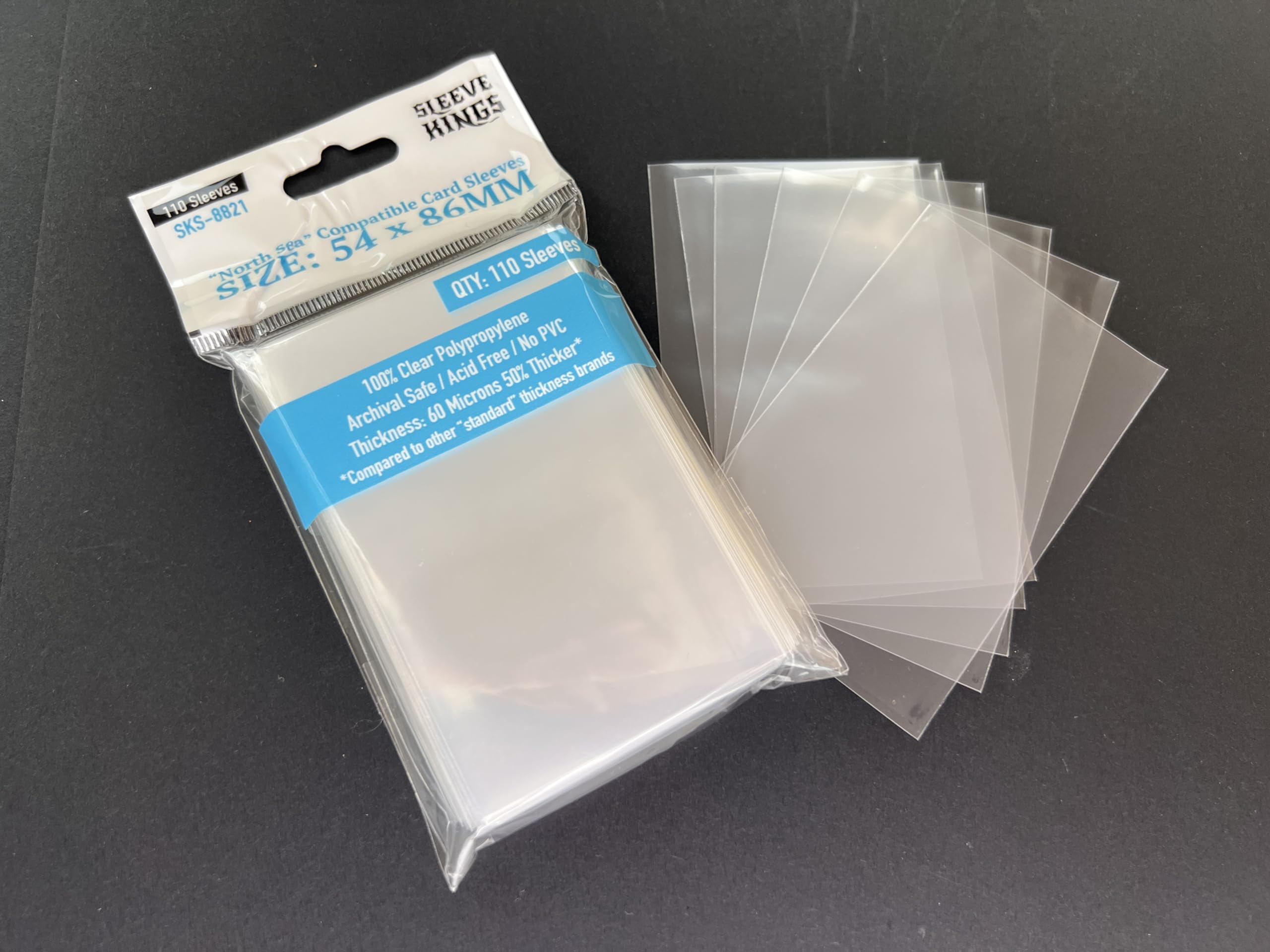 Amazon.co.jp: Sleeve Kings North Sea 対応スリーブ 54 x 86 mm (4 x