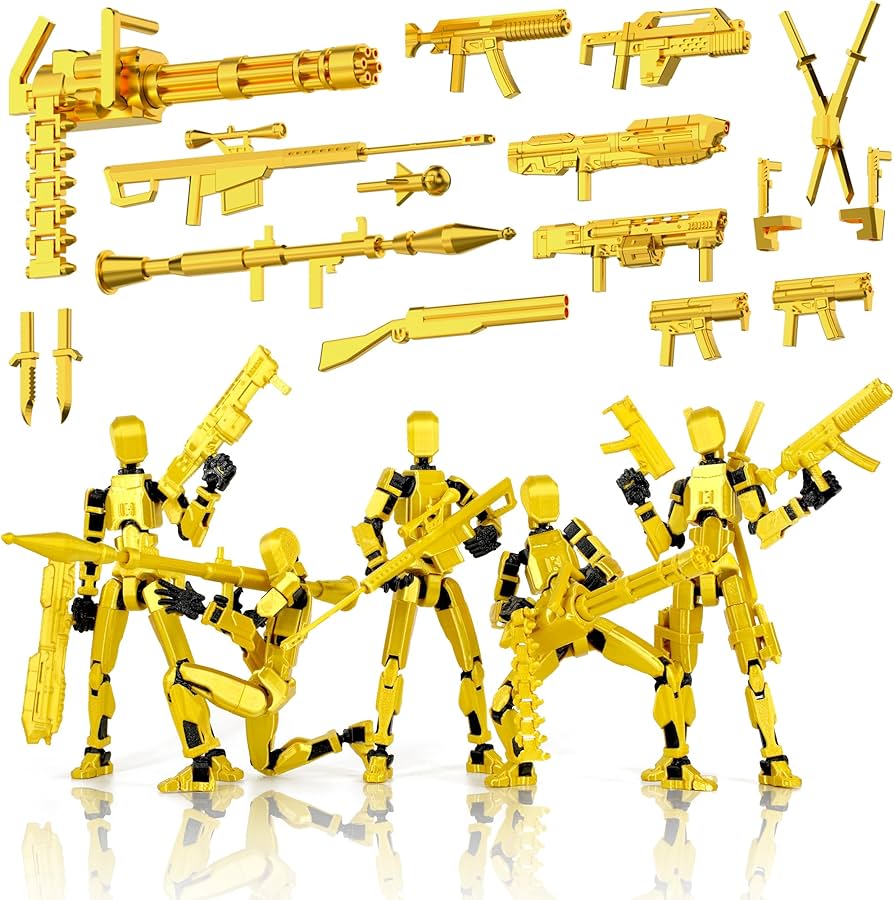 Amazon.com: Gatling Gun T13 Titan 13 Action Figure Set【Assembled