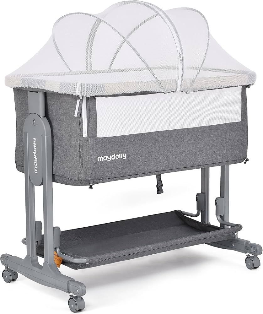 Amazon.co.jp: Maydolly 3in1ベビーベッド＆バシネット 揺りかごモード