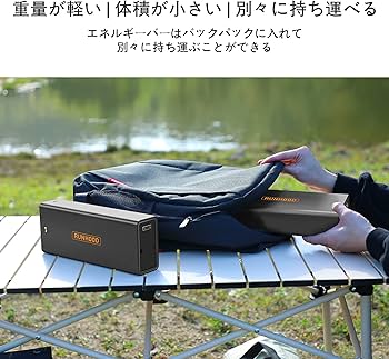 Amazon.co.jp: RUNHOOD ポータブル電源 大容量1296Whバッテリー交換式