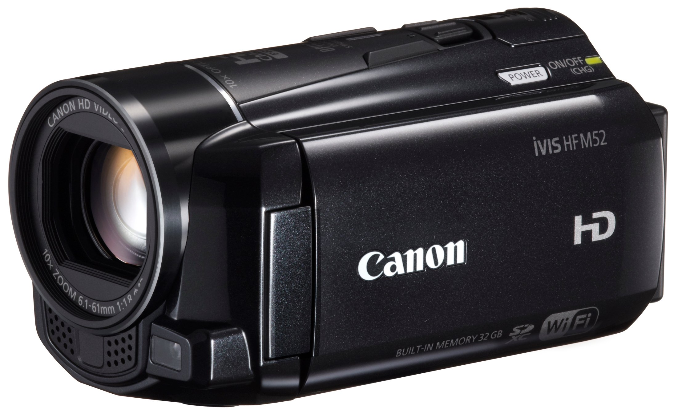 Amazon | Canon デジタルビデオカメラ iVIS HF M52 ブラック 光学10倍