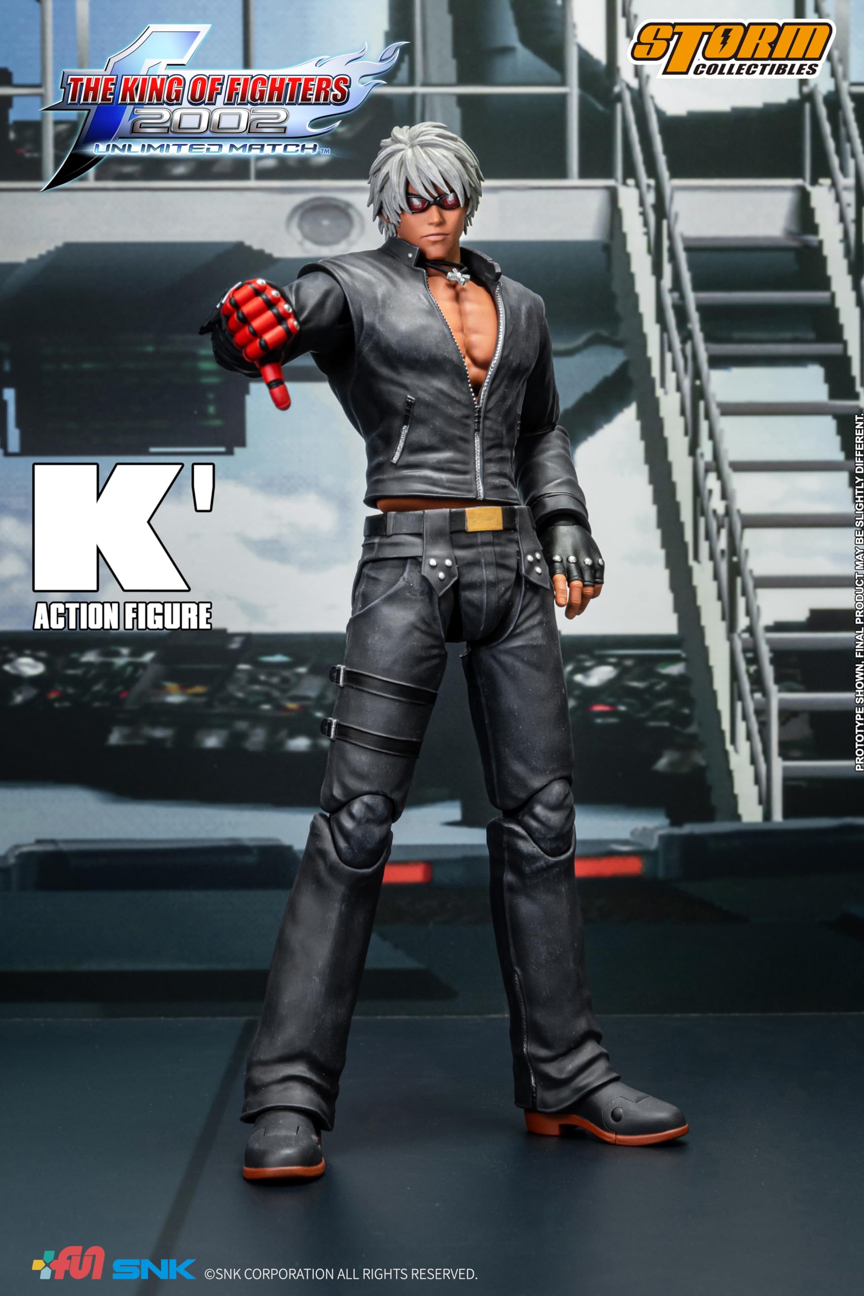 Amazon.com: The King of Fighters 2002 UM: K' Action Figure : Toys