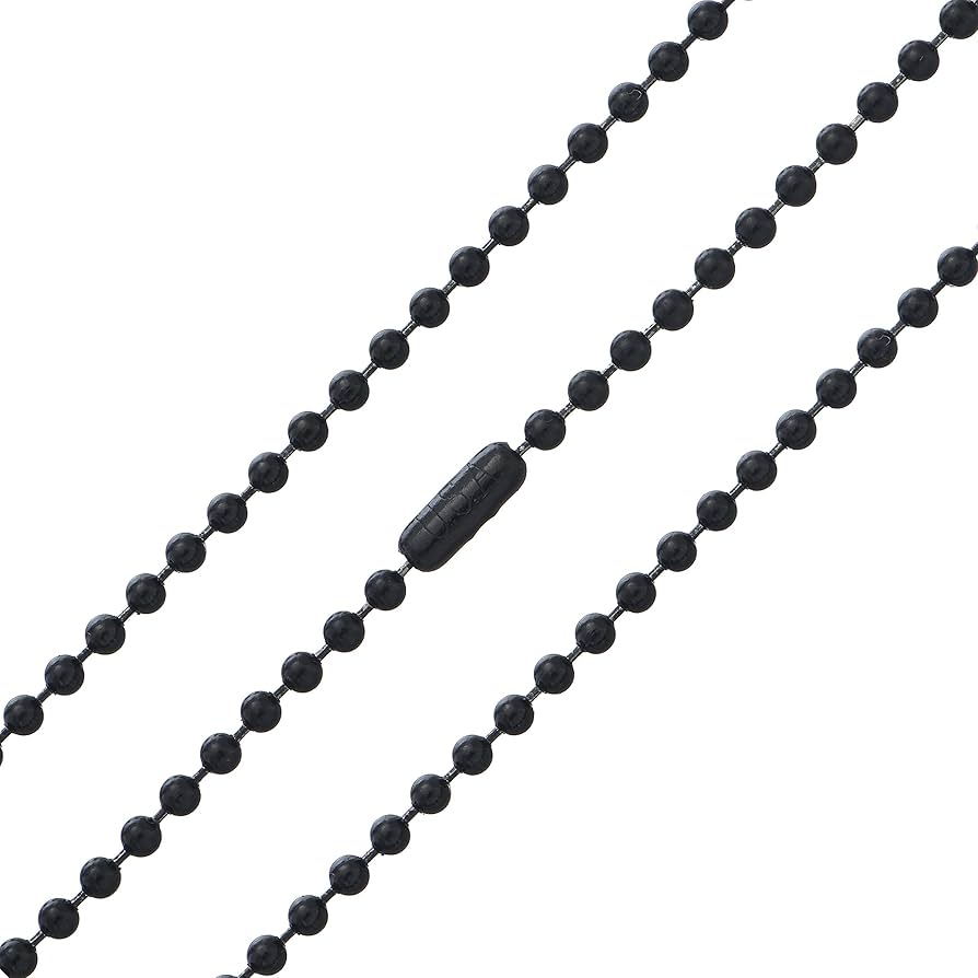 Amazon.com: bouti1583 Black Oxide Stainless Steel Ball Chain